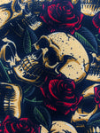 Skulls & Roses fabric