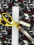 Skulls & Roses fabric
