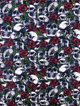 Skulls & Roses fabric