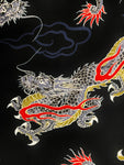 Large dragons fabric (black or red)
