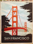 San Francisco fabric panel