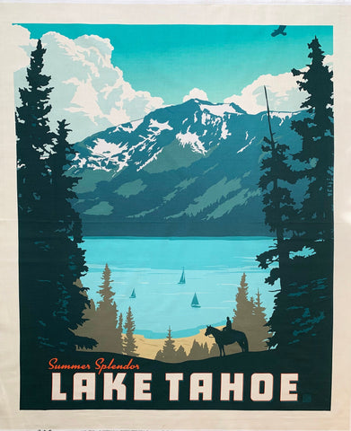 Lake Tahoe fabric panel