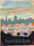 San Francisco fabric panel