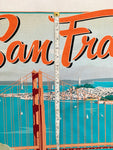 San Francisco fabric panel