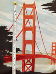 San Francisco fabric panel