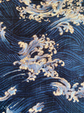 Hokusai Waves fabric (blue)