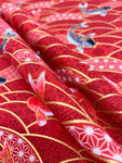 Carp fabric (red)