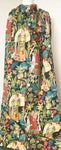 Frida's Garden (heavyweight) fabric (black)
