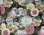 Chrysanthemums fabric