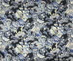Japanese Kenzan fabric (blue/silver)