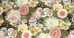 Chrysanthemums fabric