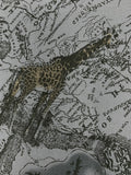 Safari Animals fabric (grey)