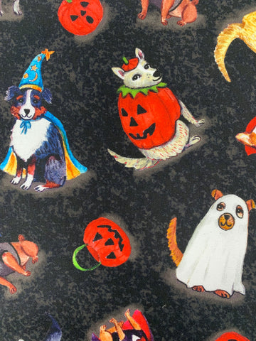 Spooky Pooches fabric