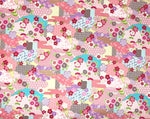 Japanese Pink Floral fabric