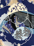 Japanese Ladies fabric (blue)