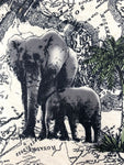Safari Animals fabric (ivory)