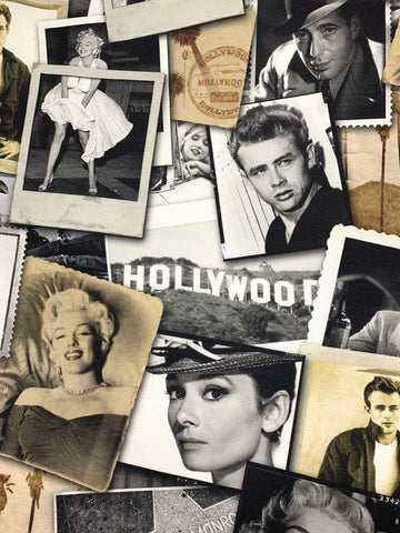 Hollywood Stars fabric